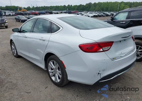 2015 Chrysler 200 Limited z USA, uszkodzony, nr VIN 1C3CCCAB7FN692330